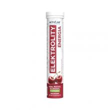 Zdjęcie produktu - Activlab Elektrolity Energia tabletki musujące o smaku wiśniowym, 20 szt.