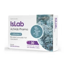 Zdjęcie produktu - ACTIVLAB IsLAB smak porzeczkowy, 30tabl. KR&Oacute;TKA DATA 31.10.2026