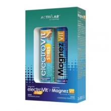 Zdjęcie produktu - ACTIVLAB PHARMA Zestaw ElectroVit Stres pomarańczowy, 20tabl. mus. + MagnezVIT czerwona porzeczka, 20tabl. mus. KR&Oacute;TKA DATA 02.08.2026