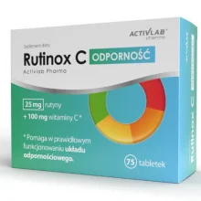 Zdjęcie produktu - ACTIVLAB Rutinox C Odporność, 75 tabletek KR&Oacute;TKA DATA 02.12.2026