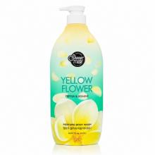 Zdjęcie produktu - Aekyung Showermate Yellow Flower Perfumowany żel pod prysznic, 1,2 l