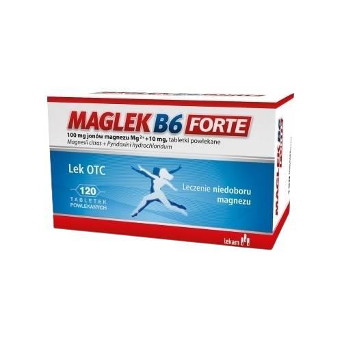 Miniaturka artykułu - Maglek B6 Forte, 120 tabletek powlekanych