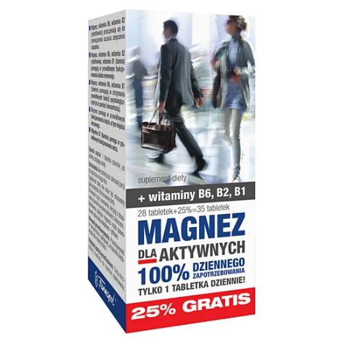 Miniaturka artykułu - MAGNEZ DLA AKTYWNYCH, 35 tabletek