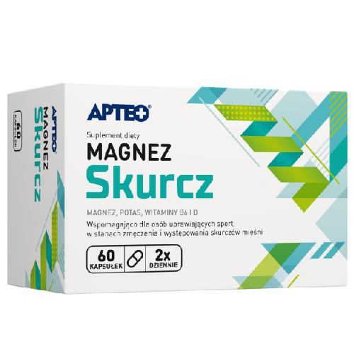 Miniaturka artykułu - APTEO Magnez Skurcz, 60 kapsułek