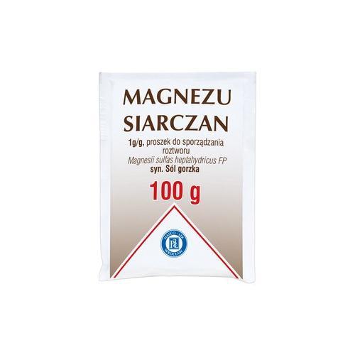 Miniaturka artykułu - MAGNEZU SIARCZAN (s&oacute;l gorzka) - 100g BRAK KARTONU