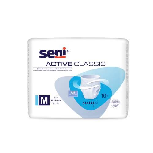 Miniaturka artykułu - Majtki chłonne SENI ACTIVE CLASSIC MEDIUM - 10szt