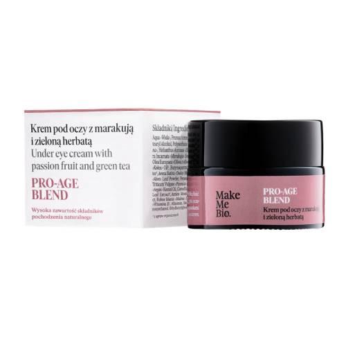 Miniaturka artykułu - Make Me Bio Krem pod oczy z marakują i zieloną herbatą, 15 ml
