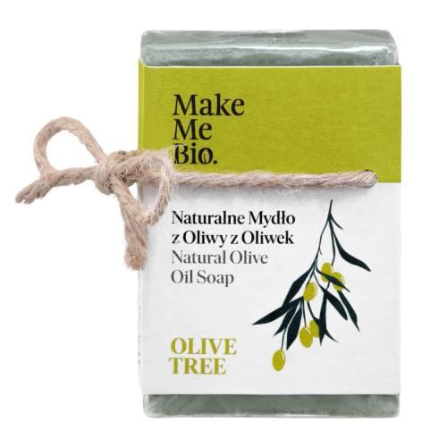 Miniaturka artykułu - Make Me Bio Naturalne mydło z oliwy z oliwek, 100 g