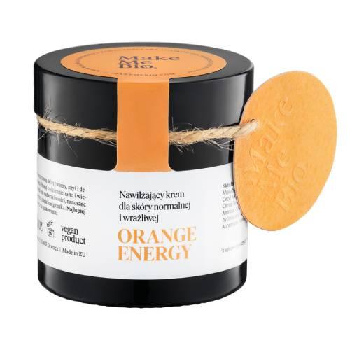Miniaturka artykułu - Make Me Bio Orange Energy Nawilżający krem dla sk&oacute;ry normalnej i wrażliwej, 60 ml