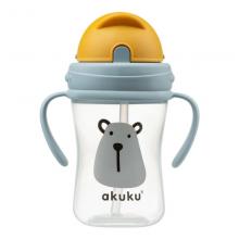 Zdjęcie produktu - AKUKU Bidon z chowaną słomką MIŚ 9m+, 300ml