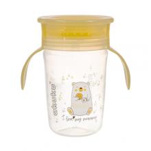 Zdjęcie produktu - AKUKU Kubek-niekapek 360&deg; ż&oacute;łty 9m+, 240ml