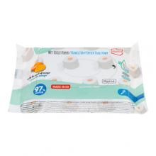 Zdjęcie produktu - AKUKU Nawilżany papier toaletowy o zapachu mango, 50szt.