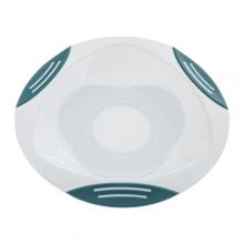 Zdjęcie produktu - AKUKU Talerzyk z przyssawką turkus/biel A0524, 1szt.