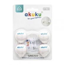 Zdjęcie produktu - AKUKU Zabezpieczenia do szafek - białe, 2szt. A0648