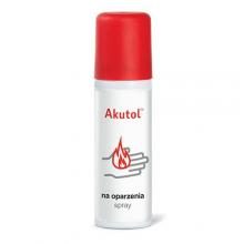 Zdjęcie produktu - AKUTOL Na oparzenia spray, 50ml