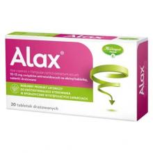 Zdjęcie produktu - ALAX - 20 sztuk - Lek o silnym działaniu przeczyszczającym 