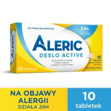 Zdjęcie produktu - Aleric Deslo Active 5 mg - 10 tabletek 