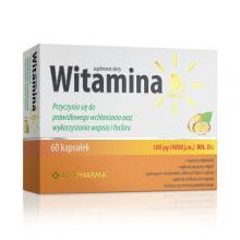Zdjęcie produktu - Alg Pharma Witamina D3 4000 j.m., 60 kaps.