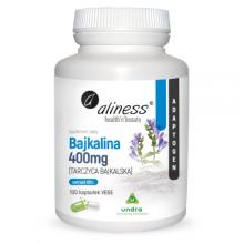 Zdjęcie produktu - ALINESS Bajkalina 400 mg Tarczyca bajkalska, 100 kaps.