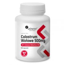 Zdjęcie produktu - Aliness Colostrum Wołowe IG 40% 500 mg, 100 kaps.