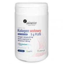Zdjęcie produktu - Aliness Kolagen wołowy 5 g Plus,158,5 g
