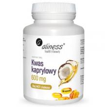 Zdjęcie produktu - Aliness Kwas kaprylowy 600 mg, 90 kaps.