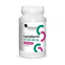 Zdjęcie produktu - ALINESS Lactoferrin LFS95% 100mg, 60kaps.