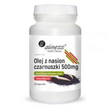 Zdjęcie produktu - ALINESS Olej z nasion czarnuszki 2% 500 mg, 120 kaps.