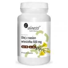 Zdjęcie produktu - ALINESS Olej z nasion wiesiołka 500 mg, 90 kaps.