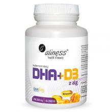 Zdjęcie produktu - ALINESS Omega DHA + D3, 60 kaps.