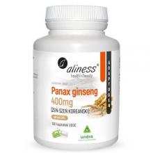 Zdjęcie produktu - Aliness Panax ginseng 400 mg, 100 kaps. 