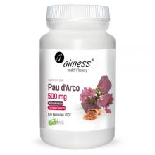 Zdjęcie produktu - ALINESS Pau d'Arco 500 mg, 100 kaps.