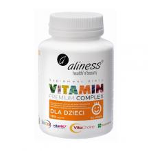 Zdjęcie produktu - ALINESS Vitamin Premium Complex dla dzieci, 120tabl. do ssania