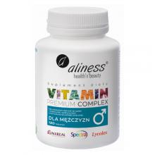 Zdjęcie produktu - ALINESS Vitamin Premium Complex dla mężczyzn, 120tabl.