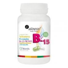 Zdjęcie produktu - ALINESS Witamina B Complex B-15 Methyl - 100 kapsułek