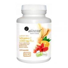 Zdjęcie produktu - ALINESS Witamina C 1000 mg Plus - 100 kapsułek