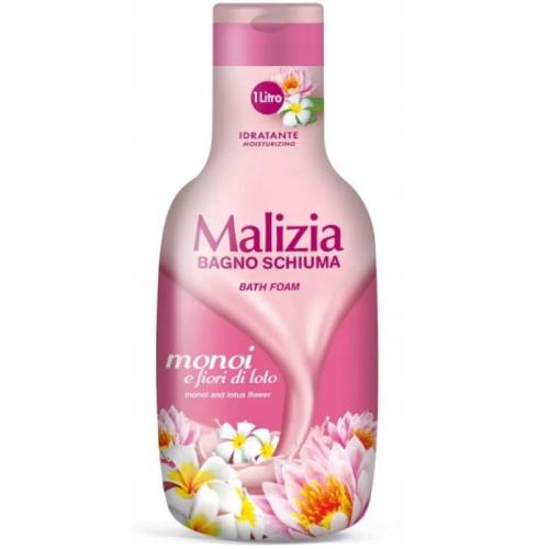 Miniaturka artykułu - Malizia Płyn do kąpieli Monoi i Kwiat Lotosu, 1000ml