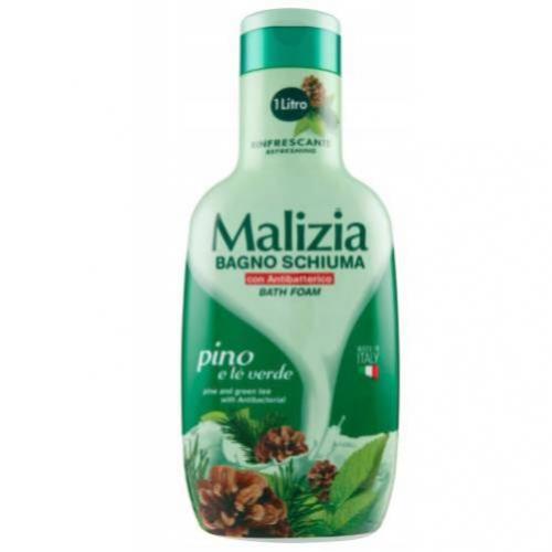 Miniaturka artykułu - MALIZIA Bath Foam Płyn do kąpieli Sosna i Zielona Herbata, 1l