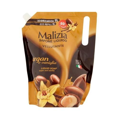 Miniaturka artykułu - Malizia Mydło w płynie Argan i Wanilia, 1000 ml