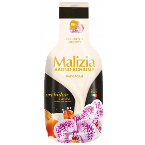 Miniaturka artykułu - Malizia Płyn do kąpieli Orchidea i Bursztyn, 1000ml