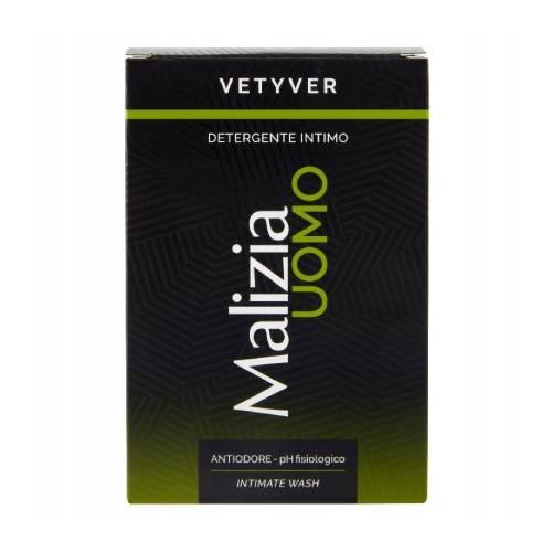 Miniaturka artykułu - Malizia Uomo Vetyver Płyn do higieny intymnej dla mężczyzn, 200 ml