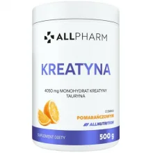 Zdjęcie produktu - Allnutrition Allpharm Monohydrat kreatyny smak pomarańczowy, 500 g