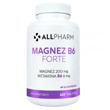 Zdjęcie produktu - Allnutrition Allpharm Magnez B6 Forte, 120 tabl.