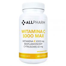 Zdjęcie produktu - Allnutrition Allpharm Witamina C 1000 Max, 60 kaps.