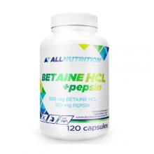 Zdjęcie produktu - ALLNUTRITION - Betaine HCl + Pepsin, 120 kapsułek