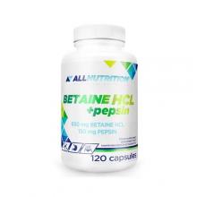 Zdjęcie produktu - Allnutrition Betaine HCl + Pepsin, 120 kaps.