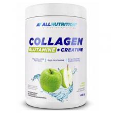 Zdjęcie produktu - Allnutrition Collagen Glutamine + Creatine Jabłko, 480 g