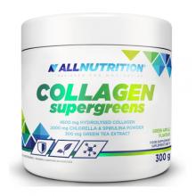 Zdjęcie produktu - Allnutrition Collagen Supergreens smak zielone jabłko, 300 g