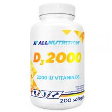 Zdjęcie produktu - ALLNUTRITION D3 2000, 200 kaps.