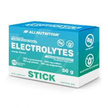 Zdjęcie produktu - Allnutrition Electrolytes Stick Elektrolity o smaku pomarańczowym, 50 g (10x5g)